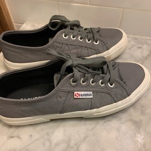grey superga sneakers